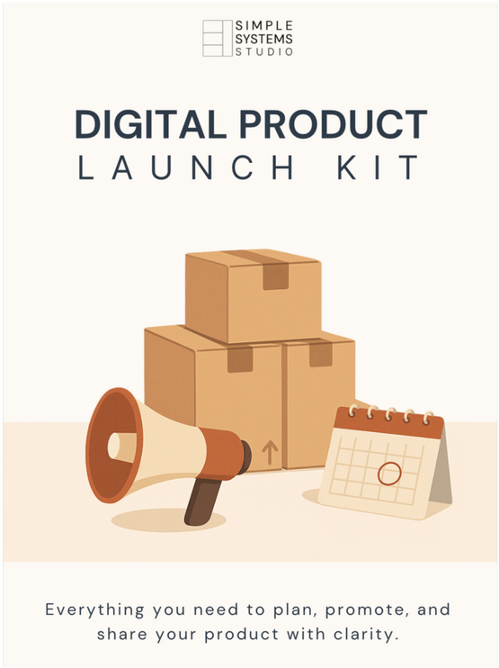 Digital Product Launch Kit Icon Digital Product Launch Kit Icon
